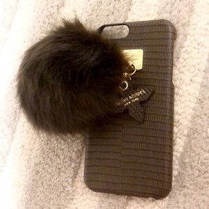 Henri Bendel 6/6S iPhone case with Pom Pom